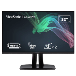 Viewsonic VP3256-4K 32", IPS Display, 3840x2160, Pantone Validated, HDMI, DisplayPort, USB-C 60Hz